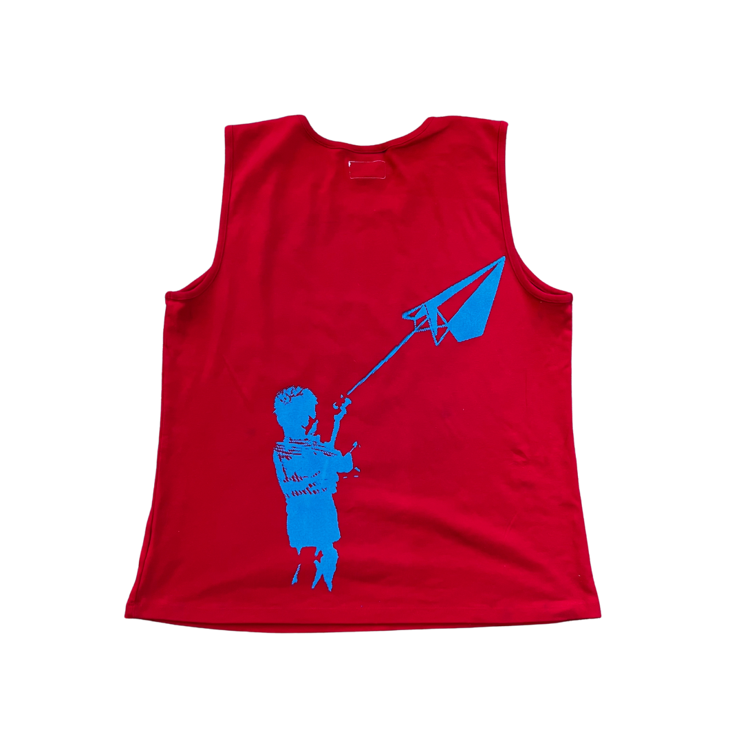 Childlike Tank (Red/2XL)