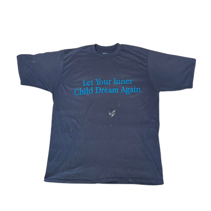 Childlike T-shirt (Grey Blue/XL)