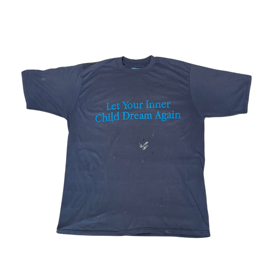 Childlike T-shirt (Grey Blue/XL)