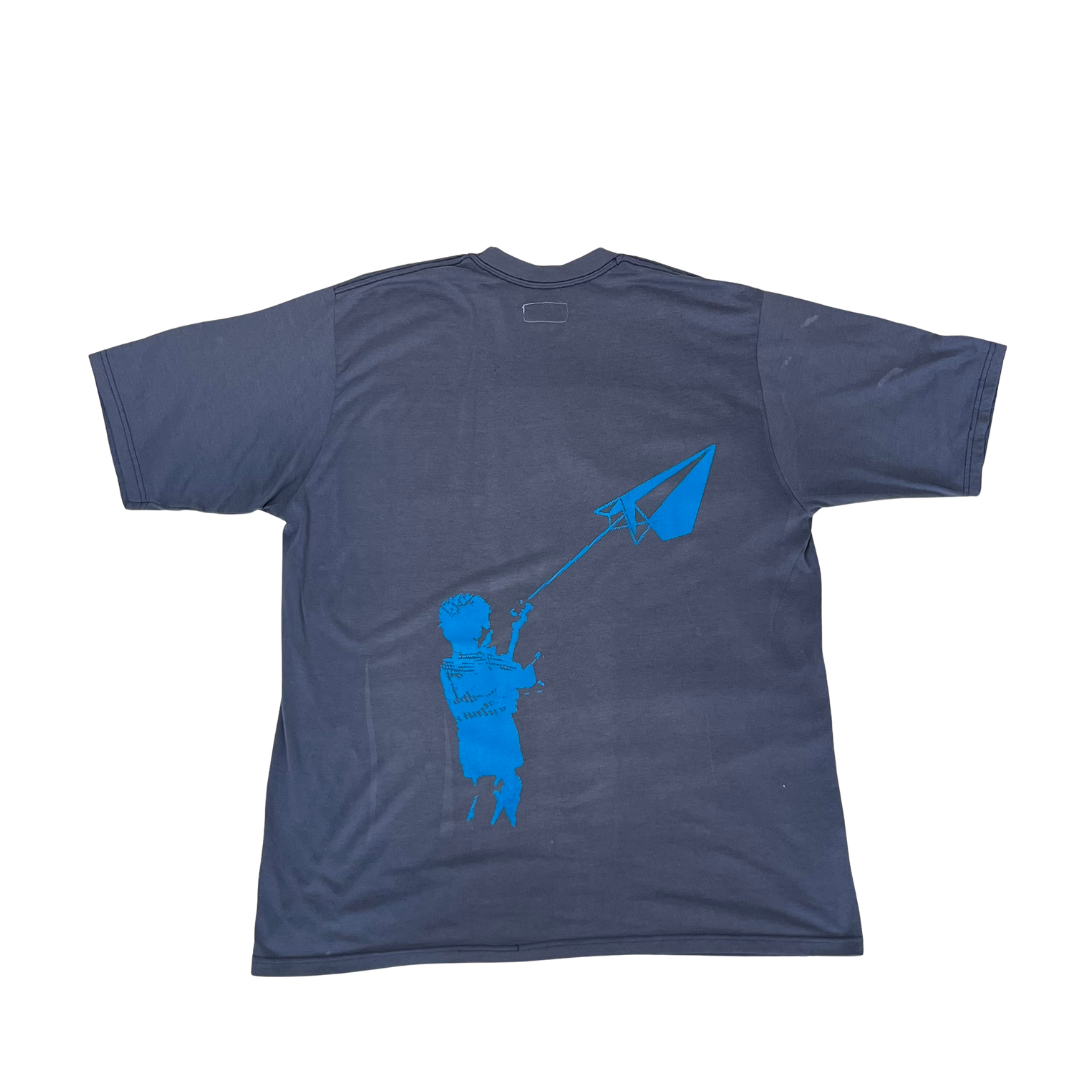 Childlike T-shirt (Grey Blue/XL)