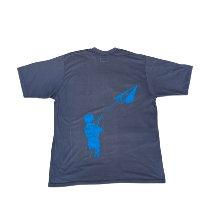 Childlike T-shirt (Grey Blue/XL)