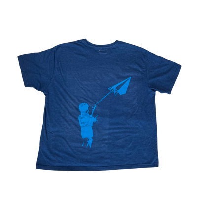 Childlike T-shirt (Blue/2XL)