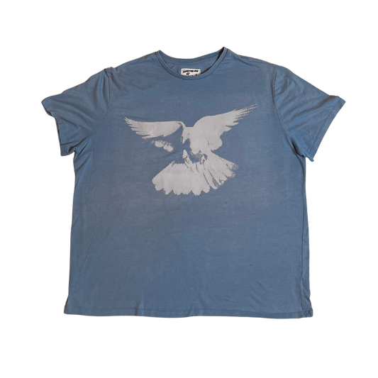 I CAN FLY T-shirt (Gray/Blue/2XL)