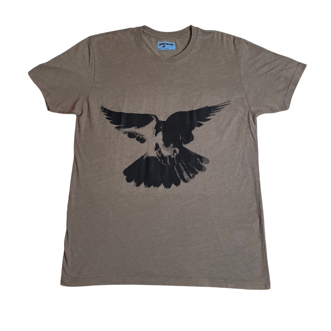 I CAN FLY T-shirt (Gray/Green/L)