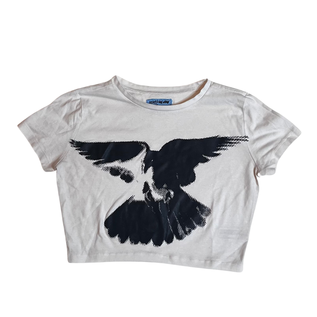 I CAN FLY Crop (White/M)