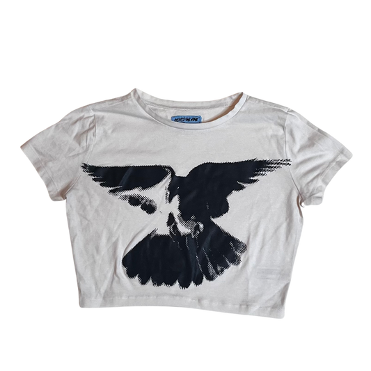 I CAN FLY Crop (White/M)